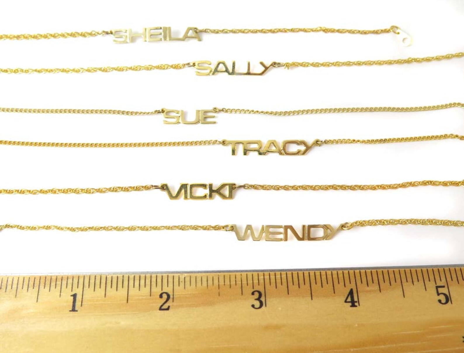 Vintage Gold Plated Name Plate Bracelet You Choose 1x Etsy