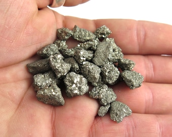 Small Pyrite - Fools Gold Pebbles (25 grams) (NS720)