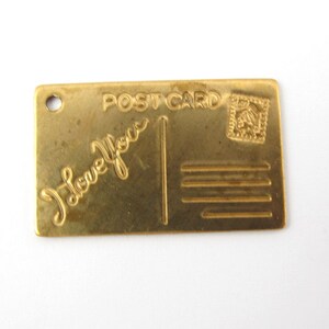 PS I Love You Postkartenanhänger (4x) (M589)