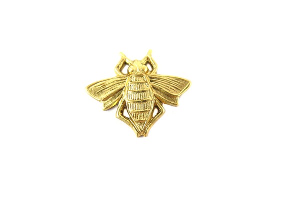 ANIMAL BUG JEWELLERY CRAFT MAKING 6x BEE ENAMEL COATED METAL RHINESTONE CHARMS