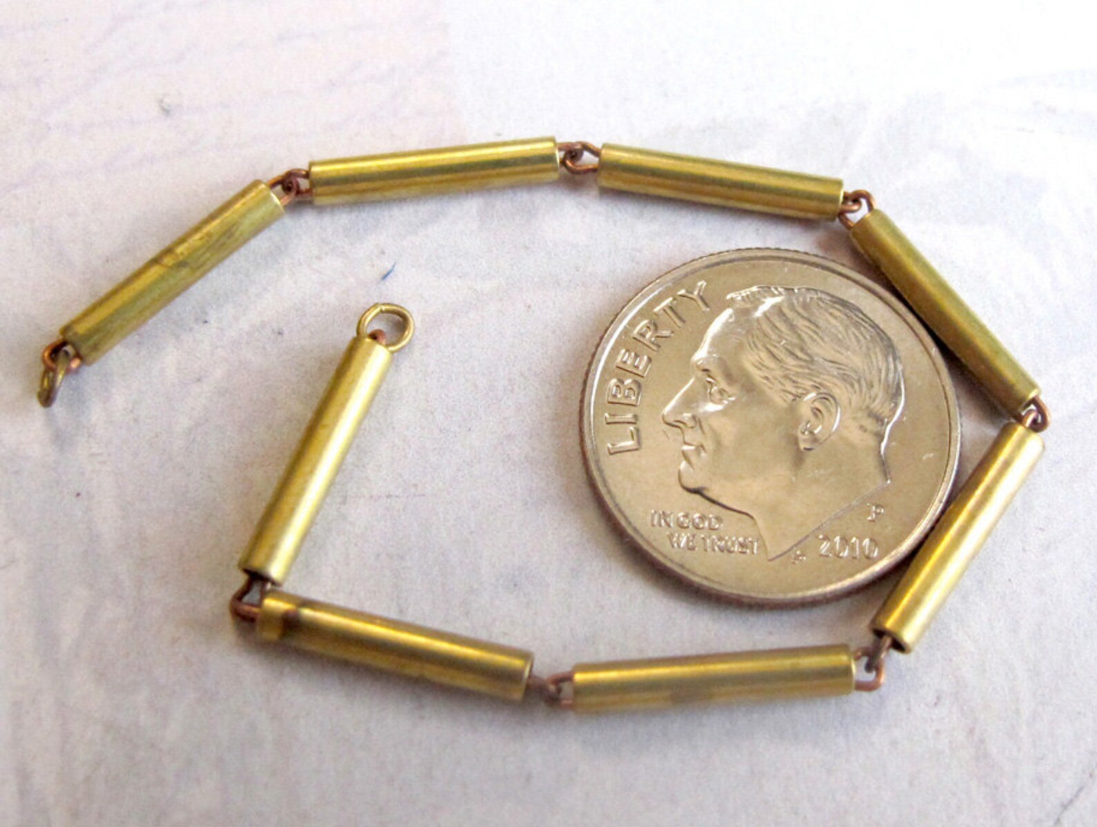 Vintage Brass Bar Chain Pieces 12X Segmants of 4.5 Inches Etsy