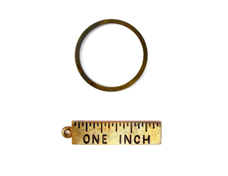 Vintage Tarnished Brass Rings 10X F502 Etsy