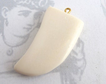 Real Bone Claw / Tooth Pendants  Thicker (2X) (NS555)