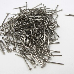 Rhodium Plated Headpins 21 Gauge 21 Grams approx 300x F580 SALE 66% off image 2