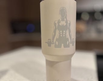 Custom Engraved Stanley Quencher H2.0 FlowState Tumbler - 40 oz with Handle & Straw (multiple colors)