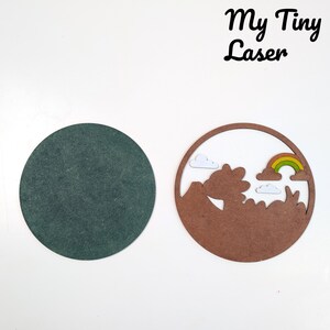 Dino Name Sign – Digital File for Laser Cutting image 4