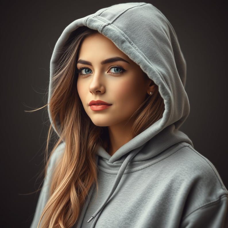 Hooded Sweatshirt Sewing Pattern for Women, Autumn Clothing, Sweatsuit