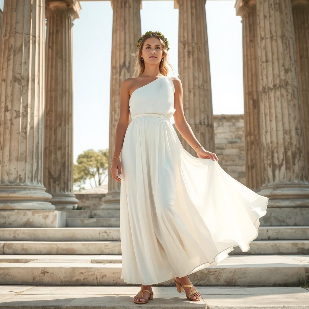 one shoulder greek goddess wedding dress Goddess Dress Sewing Pattern: One Shoulder Greek Style (A4-A0-US  Letter-xs-4xl) (digital Download)