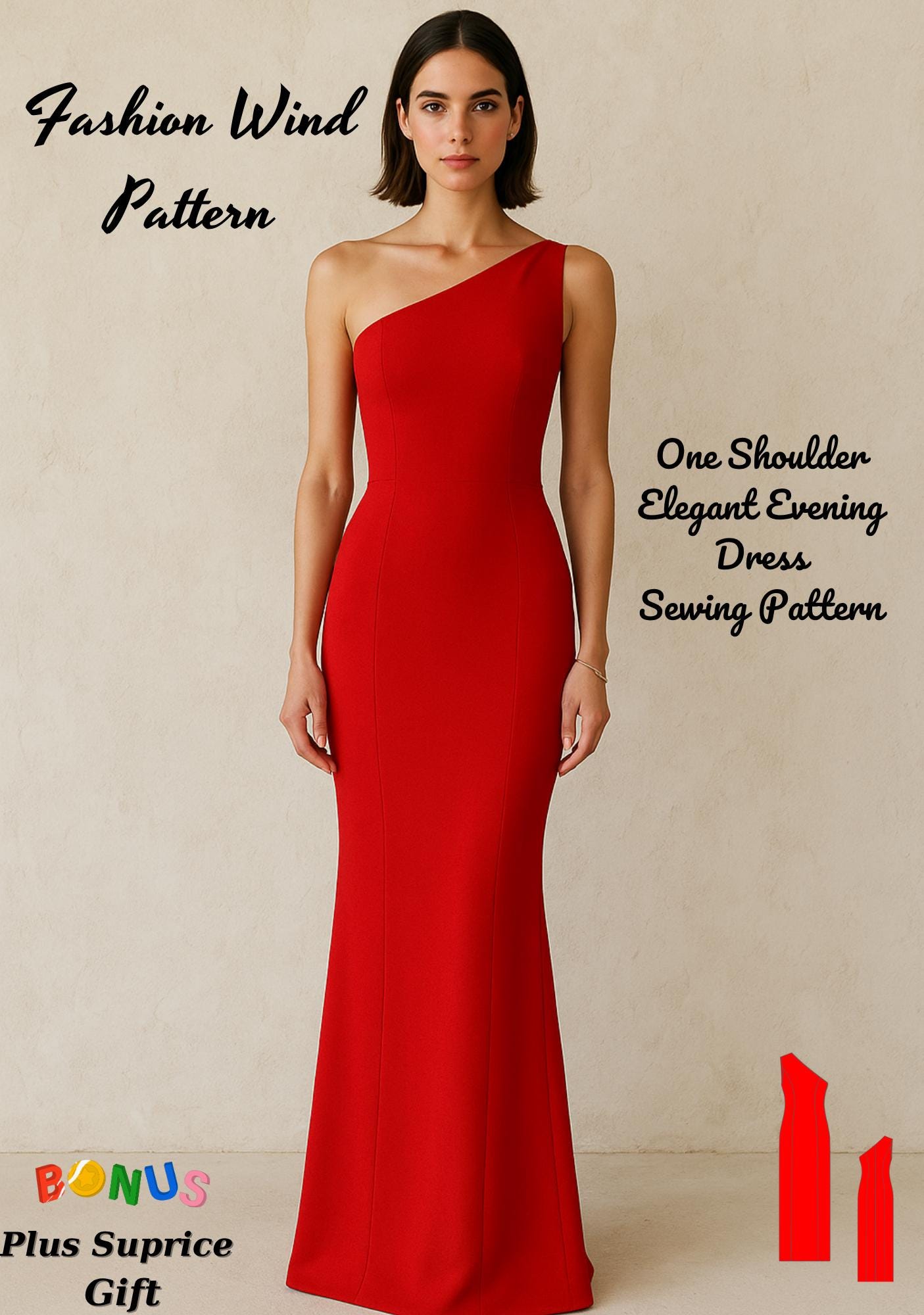 white christmas dresses Red One shoulder Dress | Maxi dresses Collection 2022 main image 0