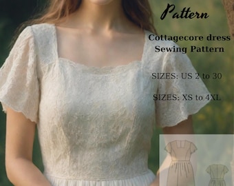 cottagecore dress pattern The Best Sewing Patterns: Sew Your Wardrobe For detailed information on each pattern visit the product listing for the individual pattern Cottagecore Dress Sewing Pattern, XS-4XL