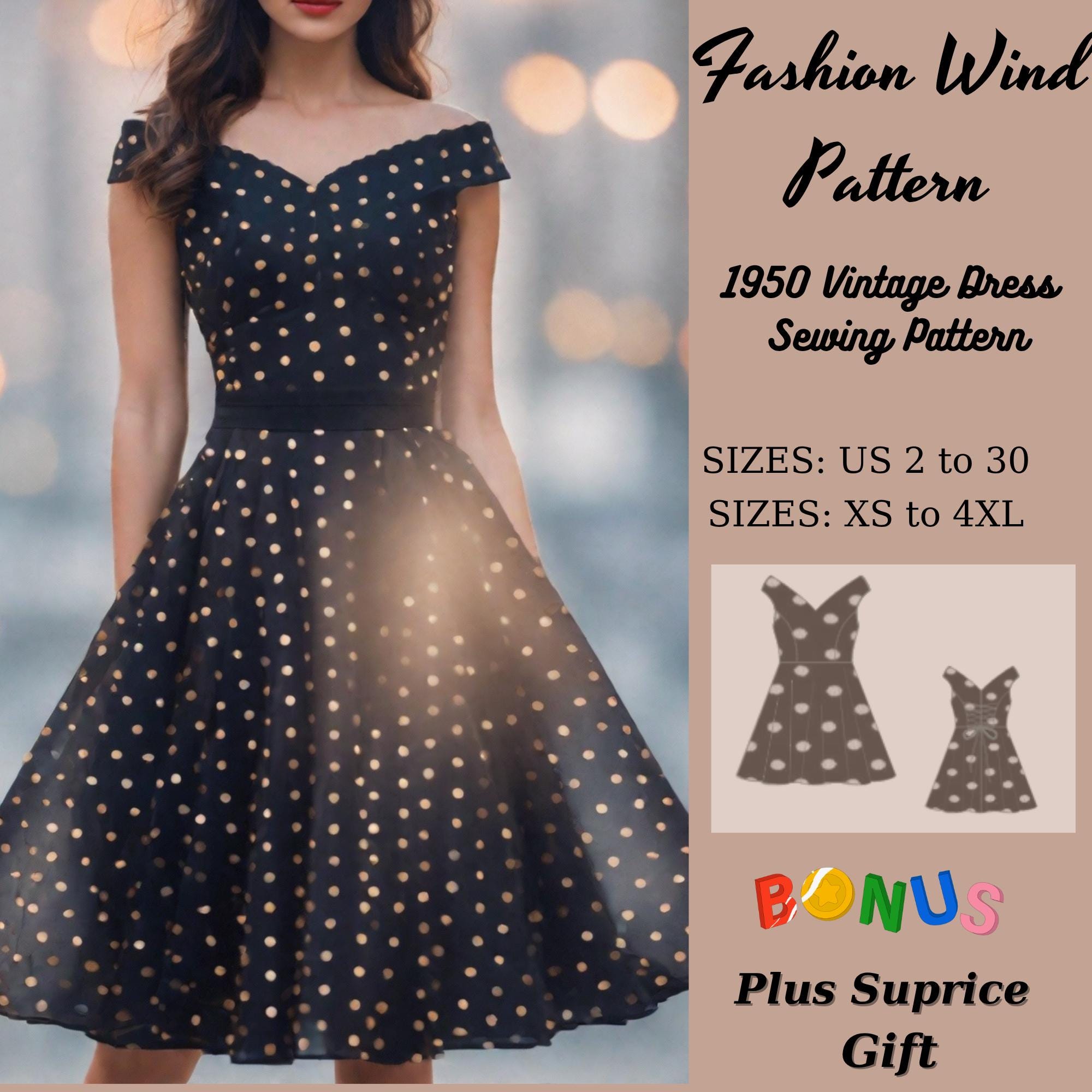 Vestido vintage años 60 España