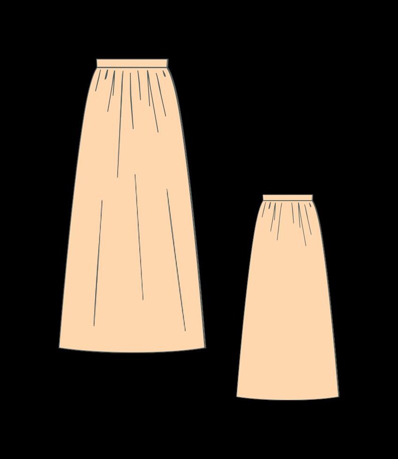 Anarkali Dress Sewing Pattern: Indian Skirt and Blouse (Digital Download) image 3