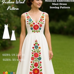 Mexican Fiesta Maxi Dress - Etsy