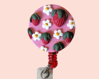 Strawberry Badge Reel