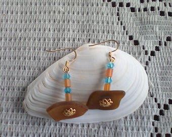 Seaglass earrings