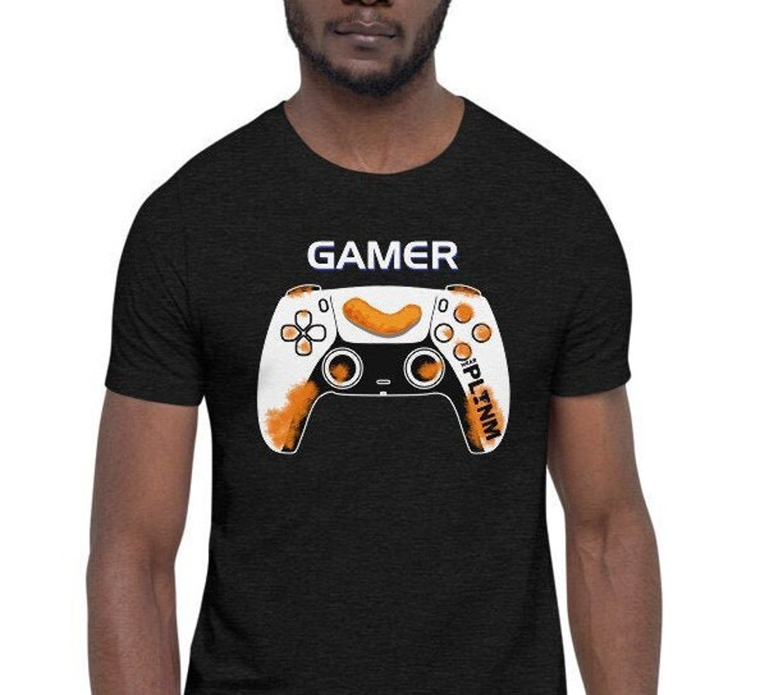 Gamer Shirt Funny Spilled Cheeto Playstation Dualsense PS4 PS5 Gift