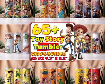 Toy Story Tumbler Wrap-bundel, 20 oz sublimatieontwerp (digitale download)