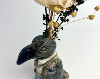 Raven Bud Vase