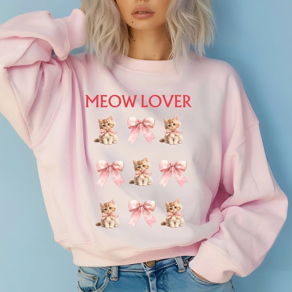 Meow lover png, Cats lover png, Cats Png, Animals Png, Adorable Png, Sublimation Png
