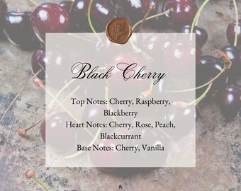 Leora Black Cherry, Candles and Wax Melts