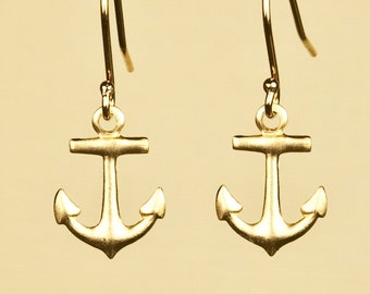 Vintage Anchor Earrings