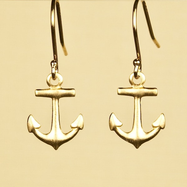 Vintage Anchor Earrings