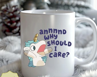 Custom Mug Personalized With Your Design, Text And Font, Unique Mug for Bluey Fans