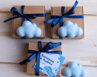 "Dream" cloud-shaped magnet favor, customizable color and text