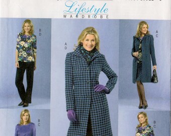 2005 Uncut Misses JACKET Top SKIRT PANTS Pattern Butterick #4619 Size 16-18-20-22 Ladies' Fall/Winter Lifestyle Wardrobe