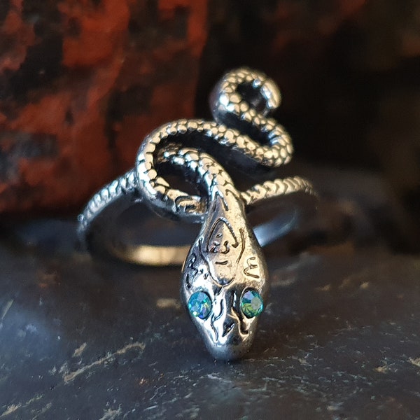 Dark Souls Snake Ring - Covetous Silver Serpent Ring / Dark Souls 3 Cosplay Video Game Christmas Gift