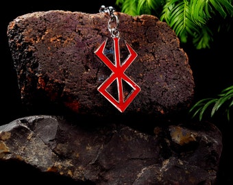 Berserk merk van opoffering - lef nek teken / Berserk ketting en sleutelhanger cosplay cadeau