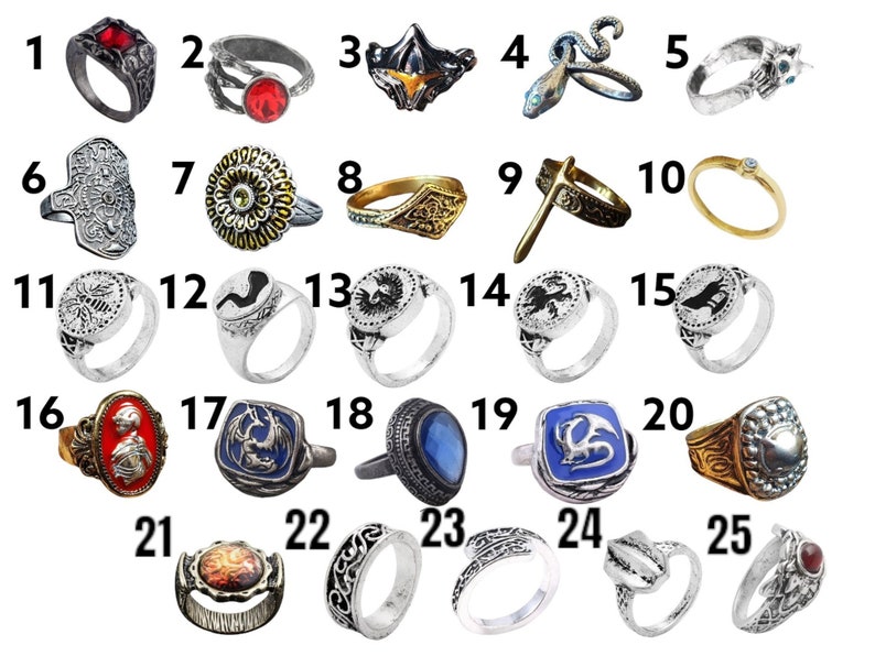 Dark Souls Rings / Dark Souls 3 Juego de anillos coleccionables para cosplay / videojuego Regalo de Navidad imagen 4