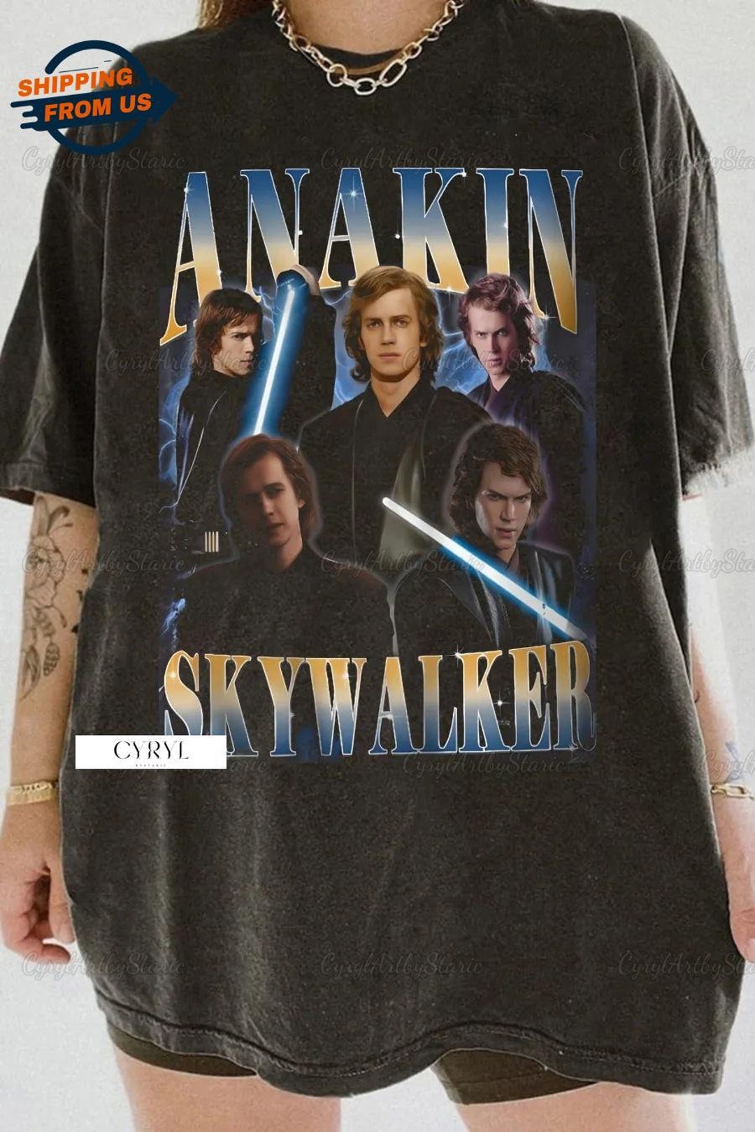Anakin Skywalker Shirt, Anakin Skywalker Vintage 90s Shirt, Anakin ...
