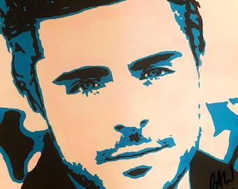 Zac Efron - Tableau pop art