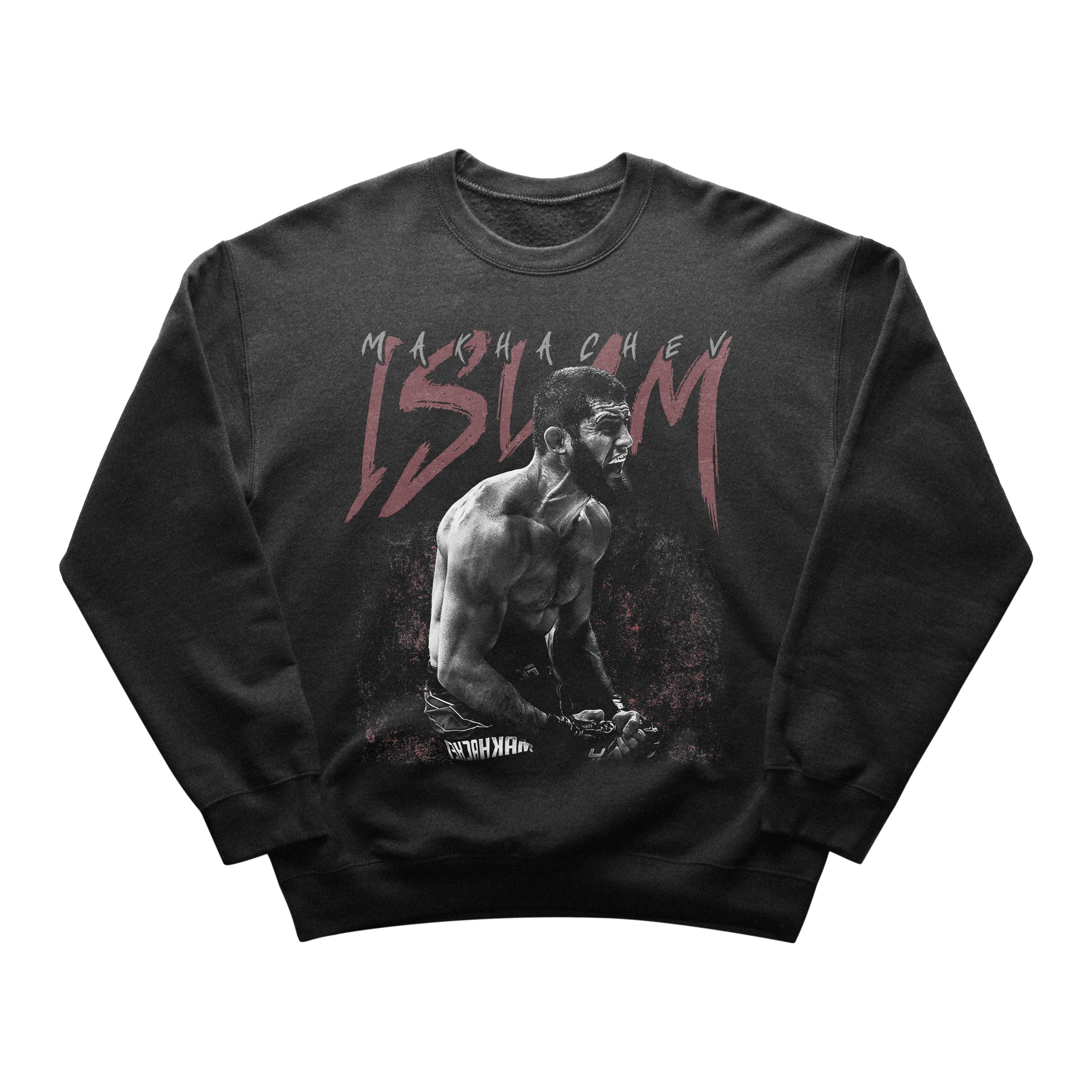 Islam Makhachev Sweatshirt | UFC Fan Fighter Hoodie | Pound for Pound Champion Vintage Design | Custom MMA Streetwear