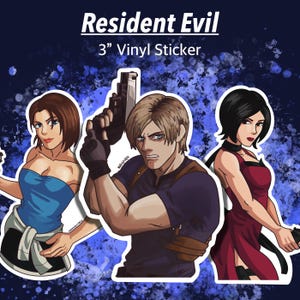 Op Resident Evil geïnspireerde stickers