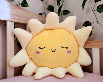 Summer Sun Infant Plushie Baby Shower Gift Nursery Decor Gender Neutral Stuffed Travel Toy