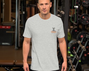Unisex t-shirt with FredScanner Logo on Chest and Back