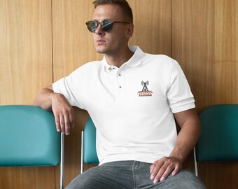 Premium-Poloshirt für Herren mit FredScanner-Logo