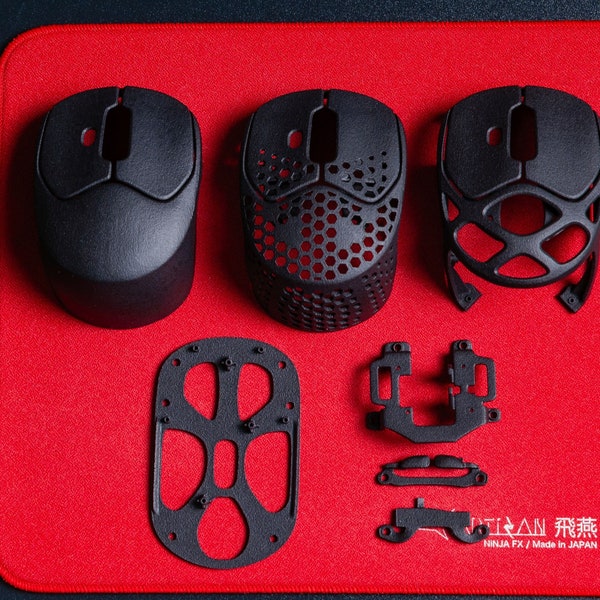 32g Fingertip Grip Gaming Maus Logitech G Pro X Superlight Mod Shell für eine -45% Gewichts- und Größenreduzierung (63>32g) 3D Gedruckt in MJF PA12