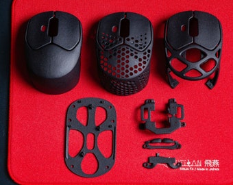 32g Fingertip Grip Gaming Mouse Logitech G Pro X Superlight Mod Shell for a -45% Weight- and Size Reduction (63>32g) 3D Printed in MJF PA12