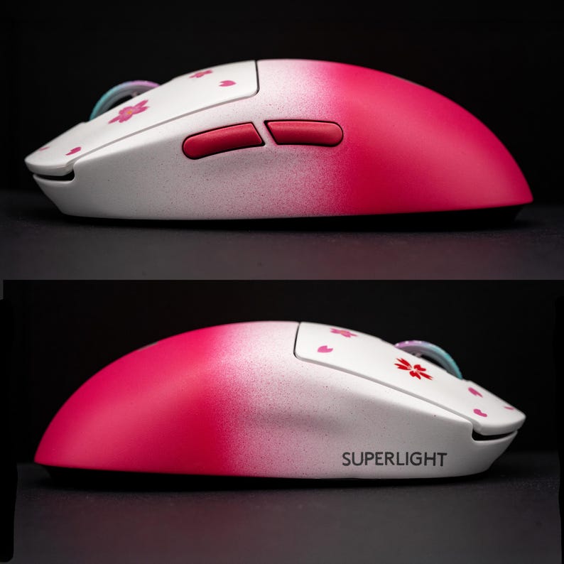 Logitech Mouse Pink Pattern Logitech G Pro X Superlight | the Legend of Zelda Pink Sakura Flower ...