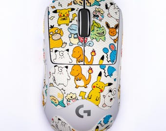 Cinta antideslizante / Logitech G Pro X Superlight 1 2 Superstrike G Pro Wireless / Garabato de Pokémon / Patito adorable / Pegatinas para ratón gaming Cinta de modificación