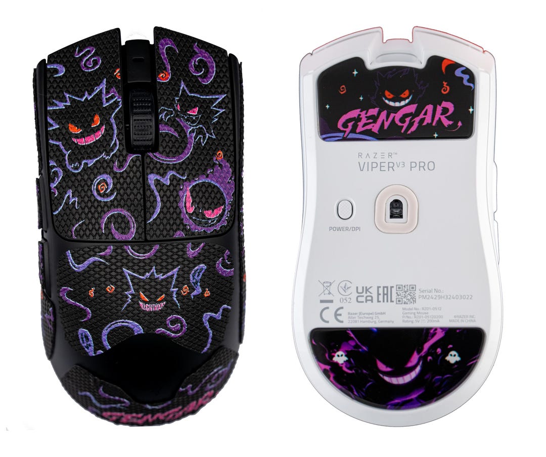 Gengar Anime Grip Tape | Razer Viper Deathadder V3 / V4 Pro ( +