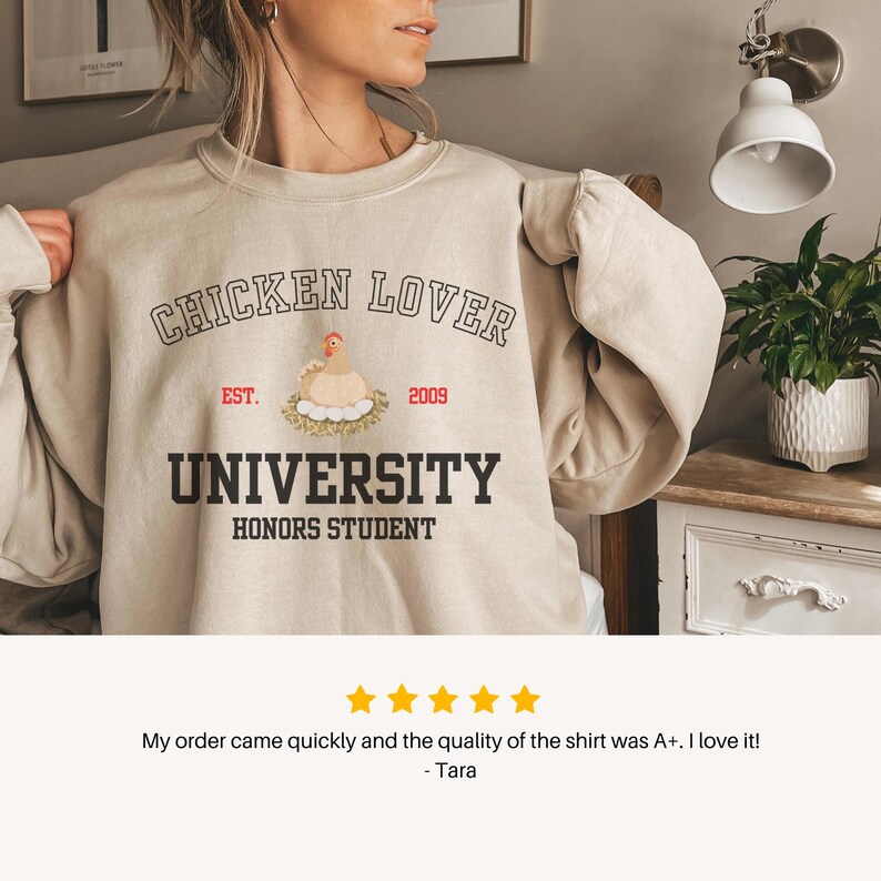 Chicken Sweatshirt, Funny Chicken Sweatshirt, Farm Animal Sweatshirt