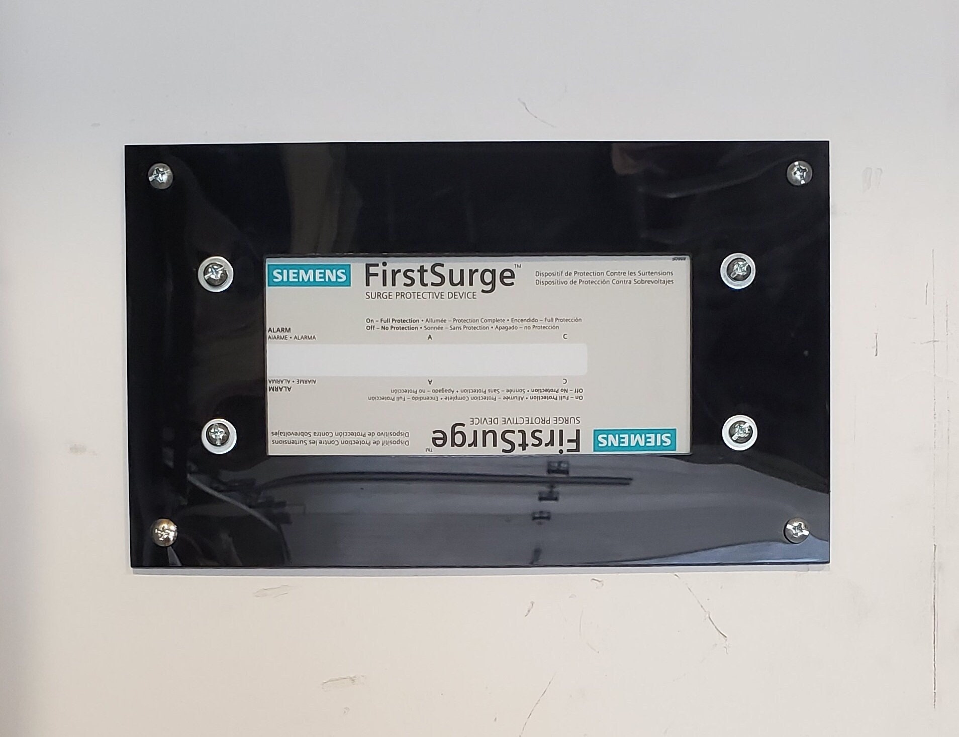 Flush Mount Plate for Siemens First Surge Protector Device Etsy
