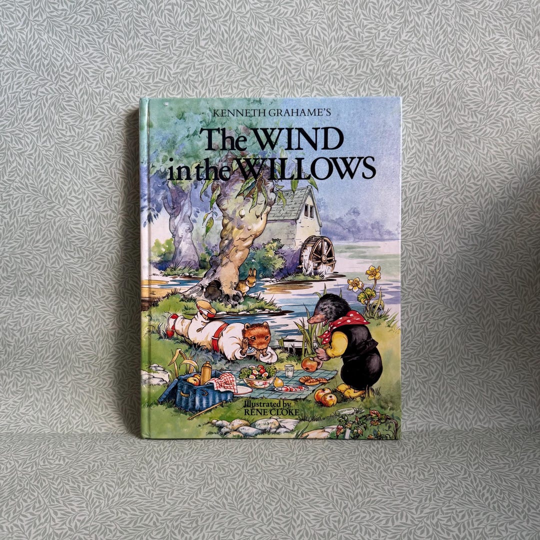 Kenneth Grahame the Wind in the Willows Vintage Children’s Book 1985 ...