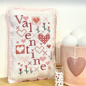 Valentine Cross Stitch Pattern PDF