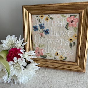 Blommor alltid korsstygn PDF-nedladdning