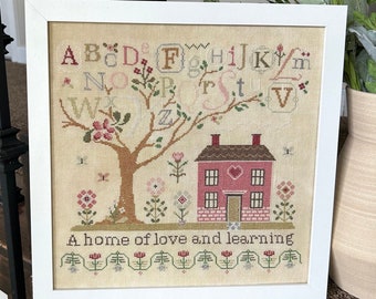 Love & Learning cross stitch pattern PDF Download